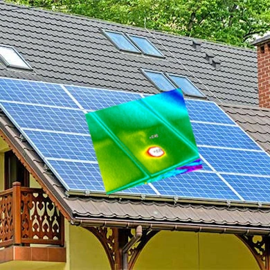 Thermografie, Solaranlagen-Inspektion